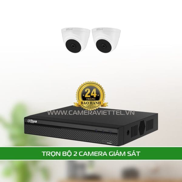 Trọn Bộ 2 Camera Dahua 2.0MP HD